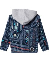 The Quiksilver Boys Boys Surf Days Zip Hoodie in Flint Stone