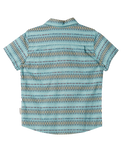 The Quiksilver Boys Boys Vibrations Shirt in Marine Blue