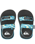 The Quiksilver Boys Boys Monkey Caged Flip Flops in Blue & Yellow