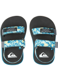 The Quiksilver Boys Boys Monkey Caged Flip Flops in Blue & Yellow