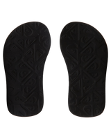 The Quiksilver Boys Boys Molokai Layback Toddler Flip Flops in Black, Blue & Blue