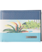 The Quiksilver Mens Freshness Tri-Fold Wallet in Vintage Indigo