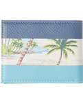 The Quiksilver Mens Freshness Tri-Fold Wallet in Vintage Indigo