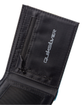 The Quiksilver Mens Freshness Tri-Fold Wallet in Vintage Indigo