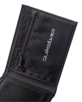 The Quiksilver Mens Freshness Tri-Fold Wallet in Vintage Indigo