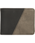 The Quiksilver Mens Sea Barker Tri-Fold Wallet in Black