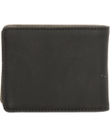 The Quiksilver Mens Sea Barker Tri-Fold Wallet in Black