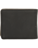 The Quiksilver Mens Sea Barker Tri-Fold Wallet in Black