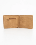 Sea Barker Tri-Fold Wallet in Bone Brown