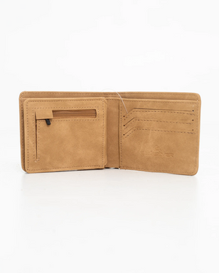 Sea Barker Tri-Fold Wallet in Bone Brown