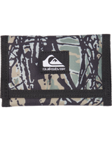 The Quiksilver Mens The Everydaily Tri-Fold Wallet in Woodland Abstract Sea Spray