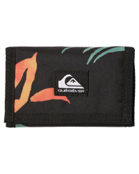 The Quiksilver Mens The Everydaily Wallet in Black AOP