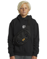 The Quiksilver Lone Walker Waist Bag in Jet Black 