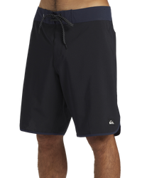 The Quiksilver Mens Highline Scallop Boardshorts in Black