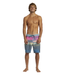 The Quiksilver Mens Highline Boardshorts in Prism Pink