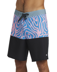 The Quiksilver Mens Surfsilk Boardshorts in Crown Blue