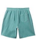 The Quiksilver Mens Salt Water Fleece Jogger Shorts in Marine Blue