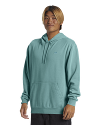 The Quiksilver Mens Salt Water Hoodie in Marine Blue