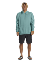 The Quiksilver Mens Salt Water Hoodie in Marine Blue