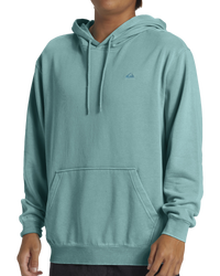 The Quiksilver Mens Salt Water Hoodie in Marine Blue