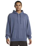 The Quiksilver Mens Salt Water Hoodie in Vintage Indigo