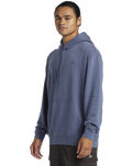 The Quiksilver Mens Salt Water Hoodie in Vintage Indigo