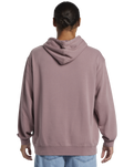 The Quiksilver Mens Salt Water Hoodie in Grape Shake