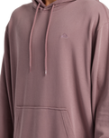 The Quiksilver Mens Salt Water Hoodie in Grape Shake