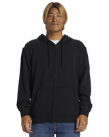 The Quiksilver Mens Salt Water Zip Hoodie in Black