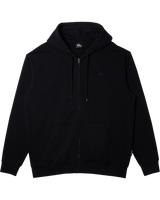 The Quiksilver Mens Salt Water Zip Hoodie in Black