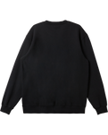 The Quiksilver Mens Salt Water Crew Sweatshirt in Black