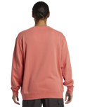 The Quiksilver Mens Salt Water Sweatshirt in Spiced Coral