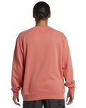 The Quiksilver Mens Salt Water Sweatshirt in Spiced Coral