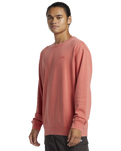 The Quiksilver Mens Salt Water Sweatshirt in Spiced Coral