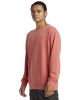 The Quiksilver Mens Salt Water Sweatshirt in Spiced Coral