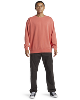 The Quiksilver Mens Salt Water Sweatshirt in Spiced Coral