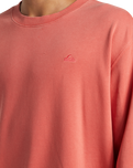 The Quiksilver Mens Salt Water Sweatshirt in Spiced Coral