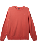 The Quiksilver Mens Salt Water Sweatshirt in Spiced Coral