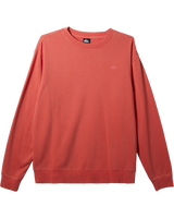 The Quiksilver Mens Salt Water Sweatshirt in Spiced Coral