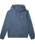 The Quiksilver Mens Keller Hoodie in Flint Stone Heather