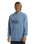 The Quiksilver Mens Big Logo Hoodie in Blue Shadow