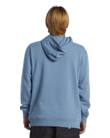 The Quiksilver Mens Big Logo Hoodie in Blue Shadow