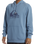 The Quiksilver Mens Big Logo Hoodie in Blue Shadow