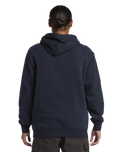 The Quiksilver Mens Big Logo Hoodie in Dark Navy