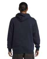 The Quiksilver Mens Big Logo Hoodie in Dark Navy