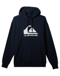 The Quiksilver Mens Big Logo Hoodie in Dark Navy