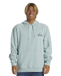 The Quiksilver Mens Omni Logo Hoodie in Cloud Blue