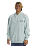 The Quiksilver Mens Omni Logo Hoodie in Cloud Blue