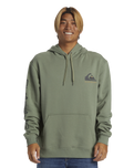 The Quiksilver Mens Omni Logo Hoodie in Sea Spray