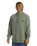 The Quiksilver Mens Omni Logo Hoodie in Sea Spray